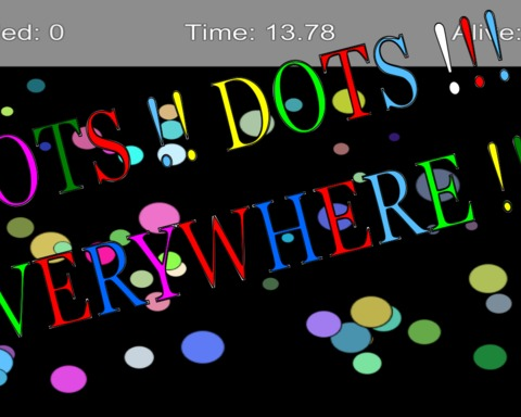 Dots !! Dots !!! Everywhere !! - #LUDUM DARE 40 (Made in less than 8 hours)