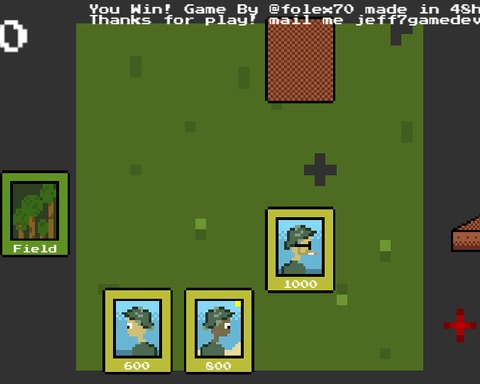 card game + war game