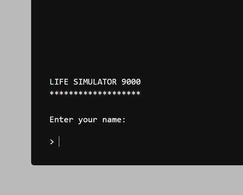 Life Simulator 9000