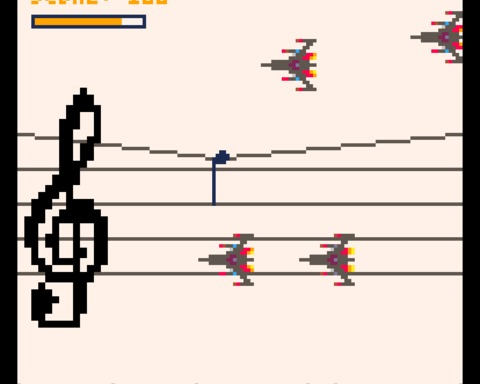 Sheet Music Editor Shoot'Em Up