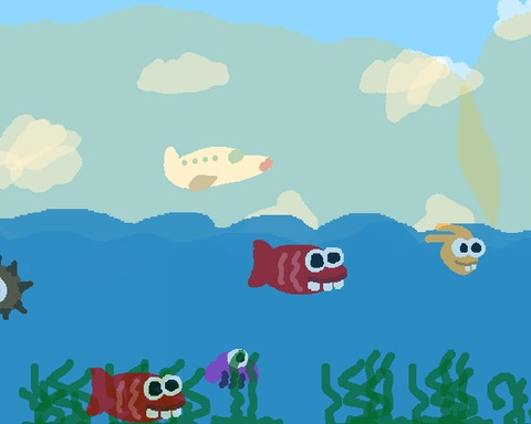 Plane Fishing
