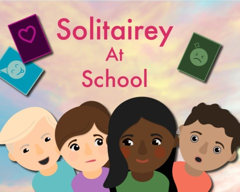 Solitairey in School: The Card Game Dating Sim/Visual Novel