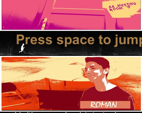 Room 9 - runner visual novel game