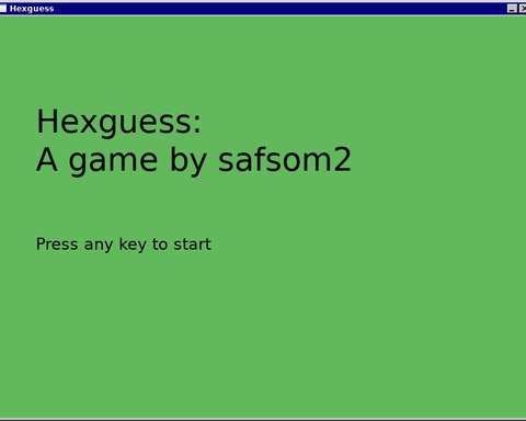 Hexguess
