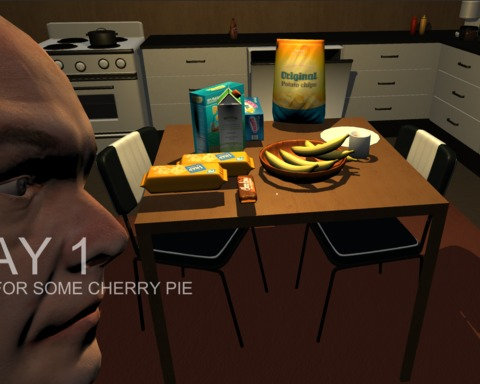Barry Has a Secret (horror, meal hiding simulation)