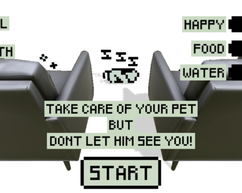 Augmented Reality Virtual Pet Stealth - Browser Playable