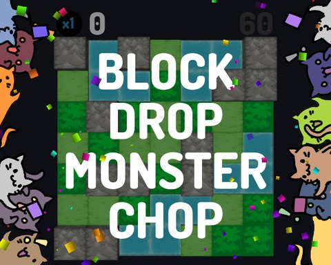 Block Drop Monster Chop