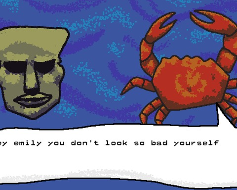 It's a Date Then: Multiplayer Crab and Moai Head dating simulator