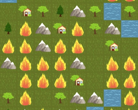 Wildfire: Conway's Game of Firefighting