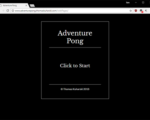 Adventure Pong