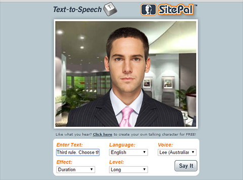 speech