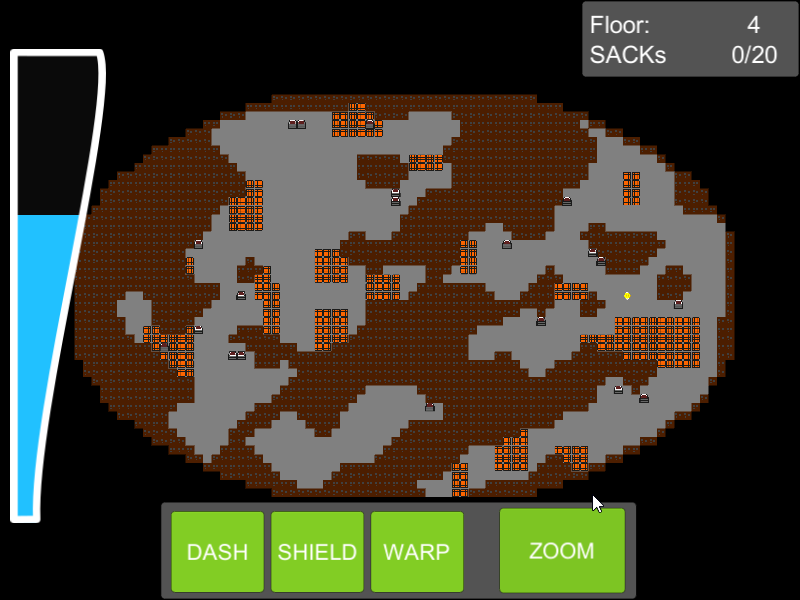 Set in a procedurally generated asteroid mine