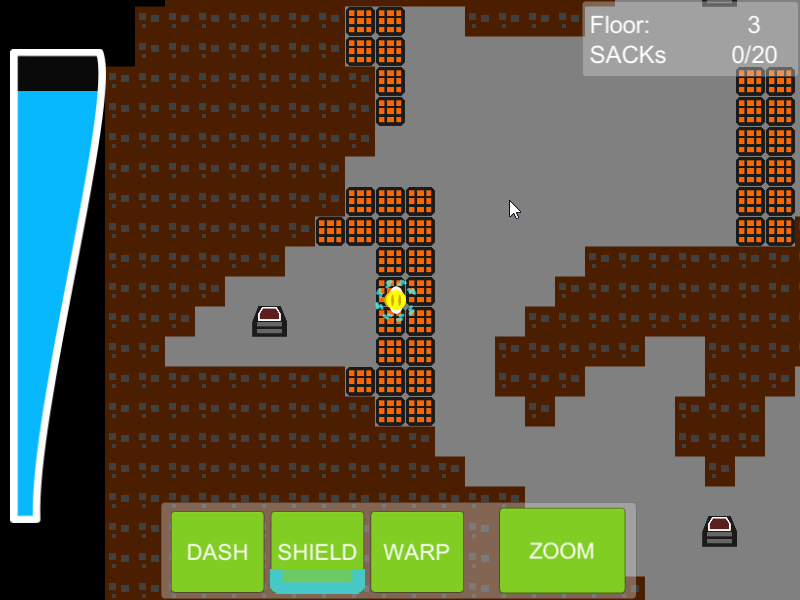 Use your abilities to navigate the hazardous mine